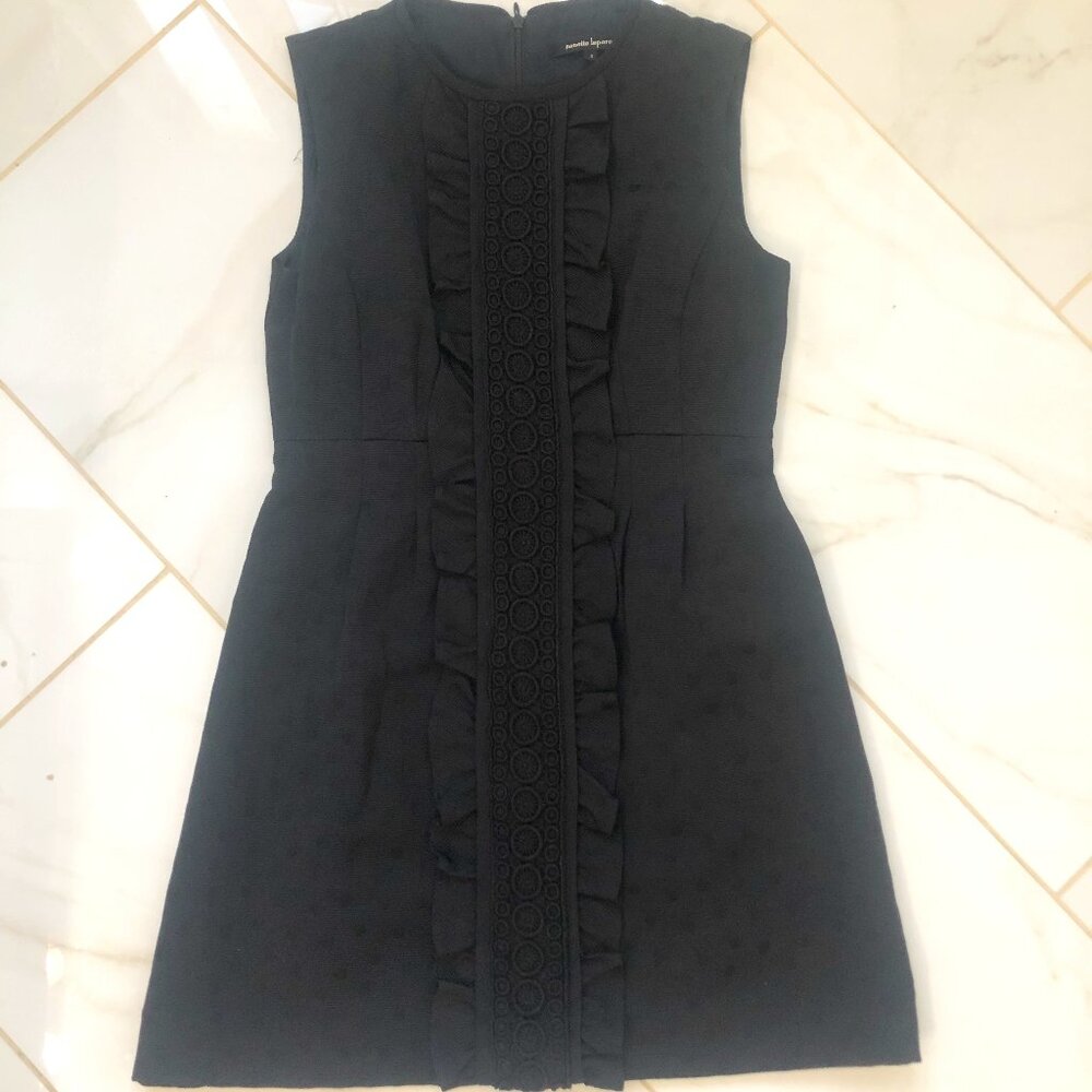 Nanette Lepore Polka Dot Black Sleeveless Dress 2